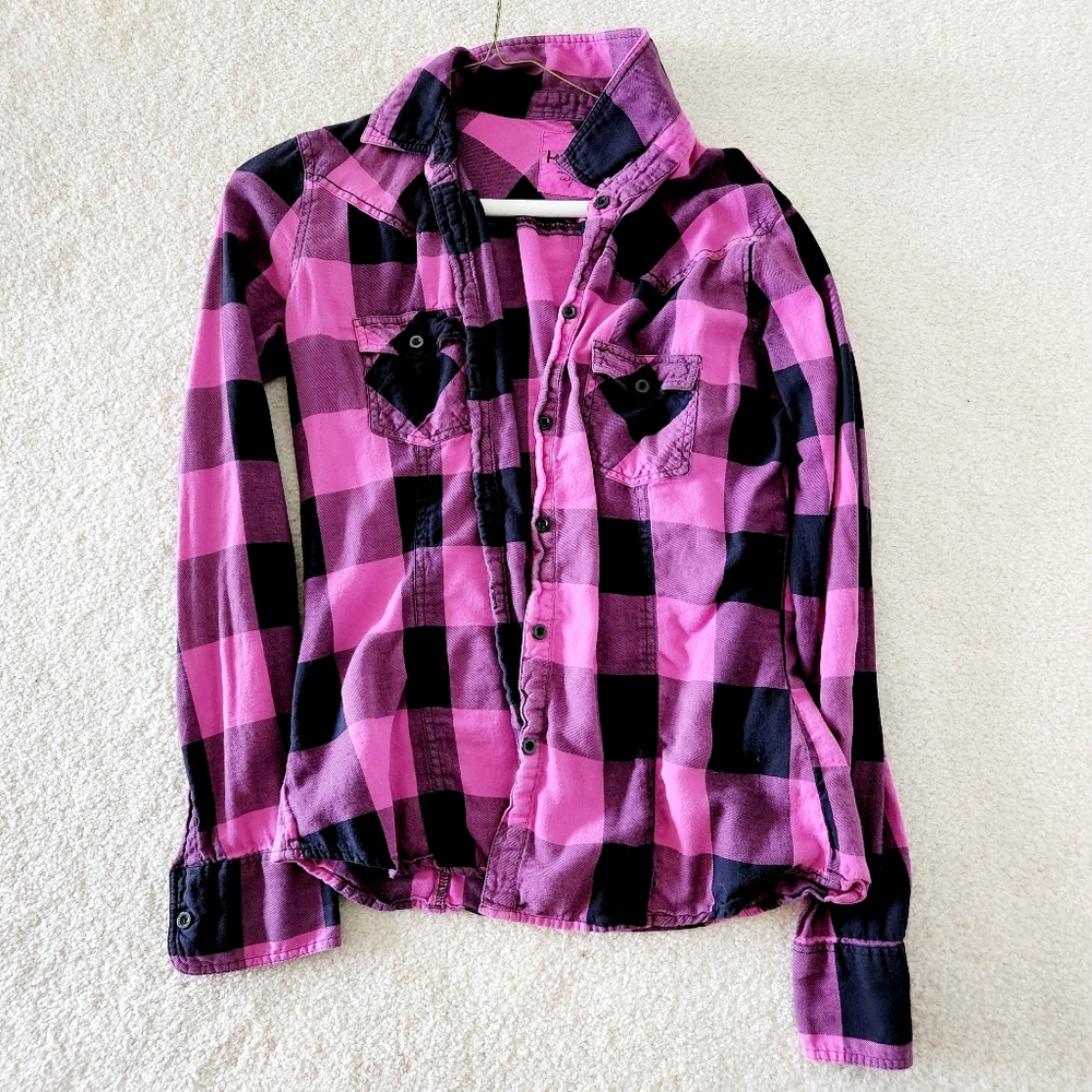 Large purple flannel by Kirra